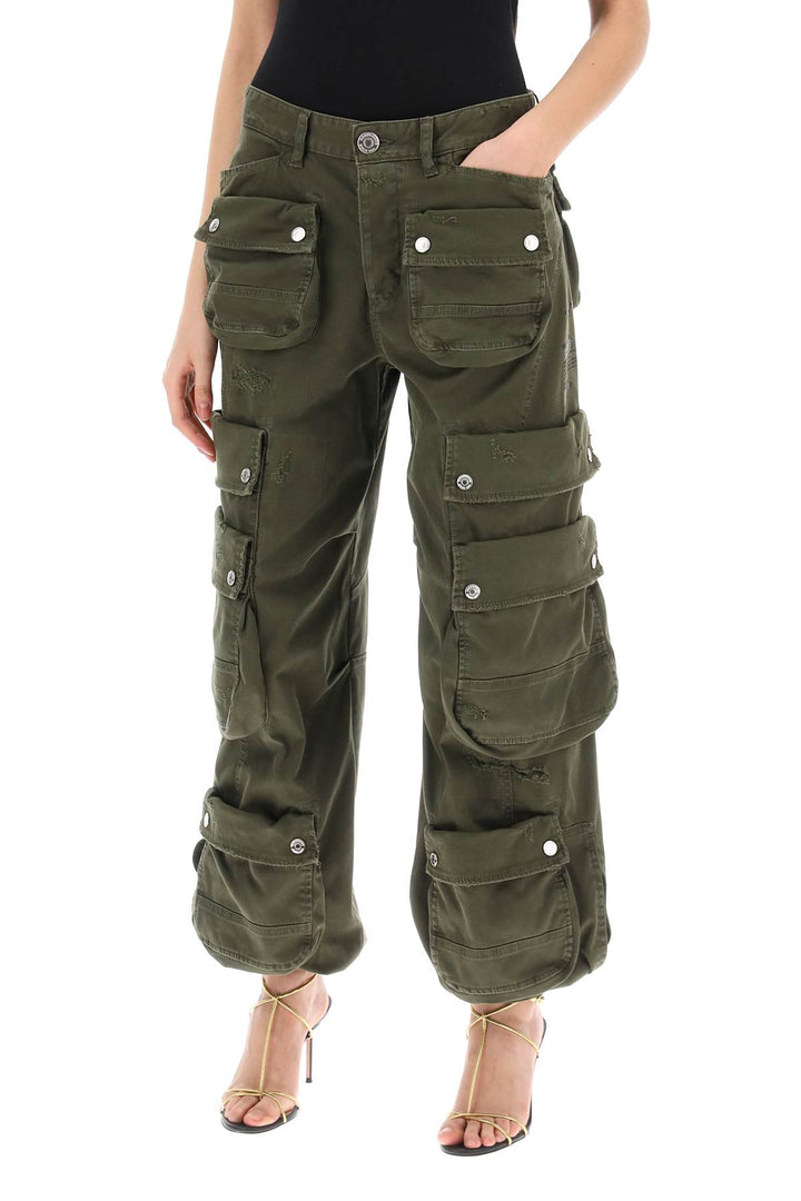 Wide Leg Cargo Pants - Dsquared2 - Women