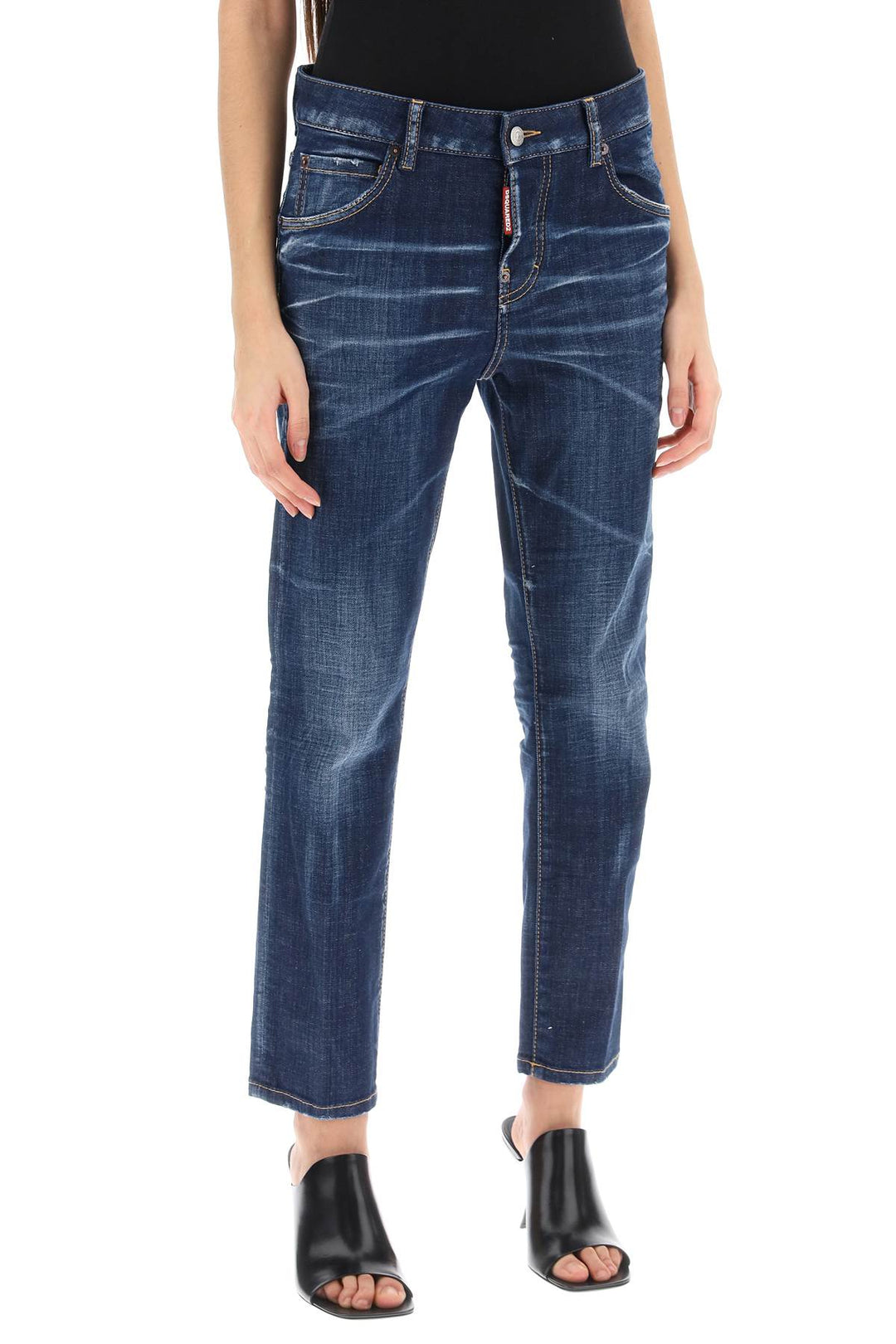 Dark Clean Wash Cool Girl Jeans - Dsquared2 - Women