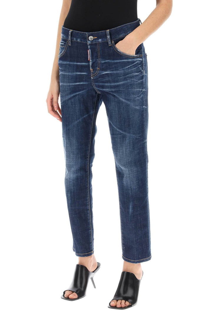 Dark Clean Wash Cool Girl Jeans - Dsquared2 - Women