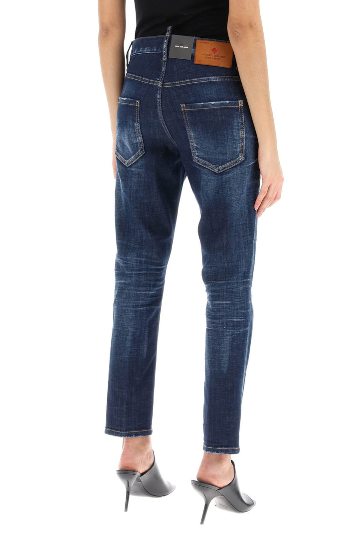 Dark Clean Wash Cool Girl Jeans - Dsquared2 - Women