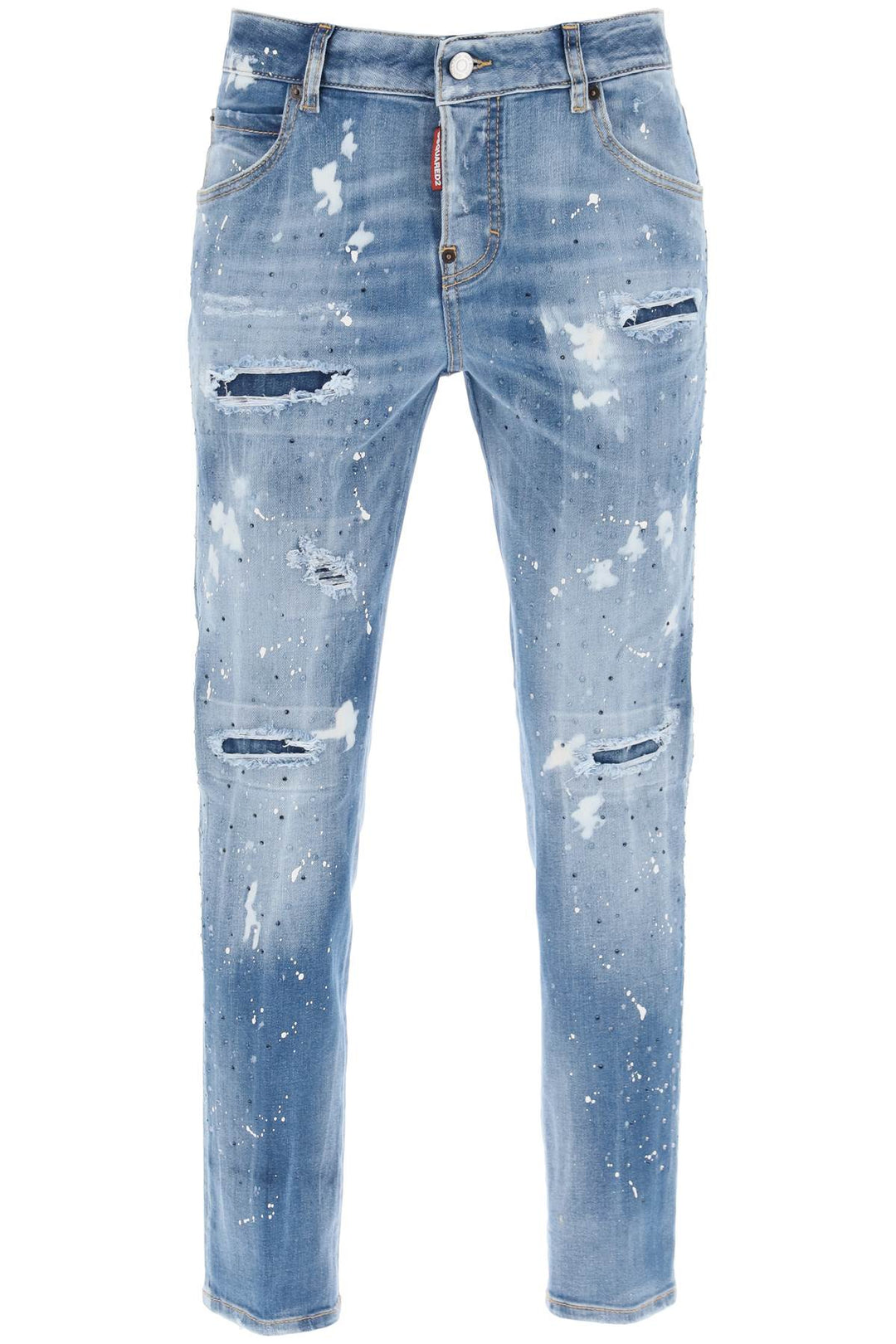 Cool Girl Jeans In Medium Ice Spots Wash - Dsquared2 - Women