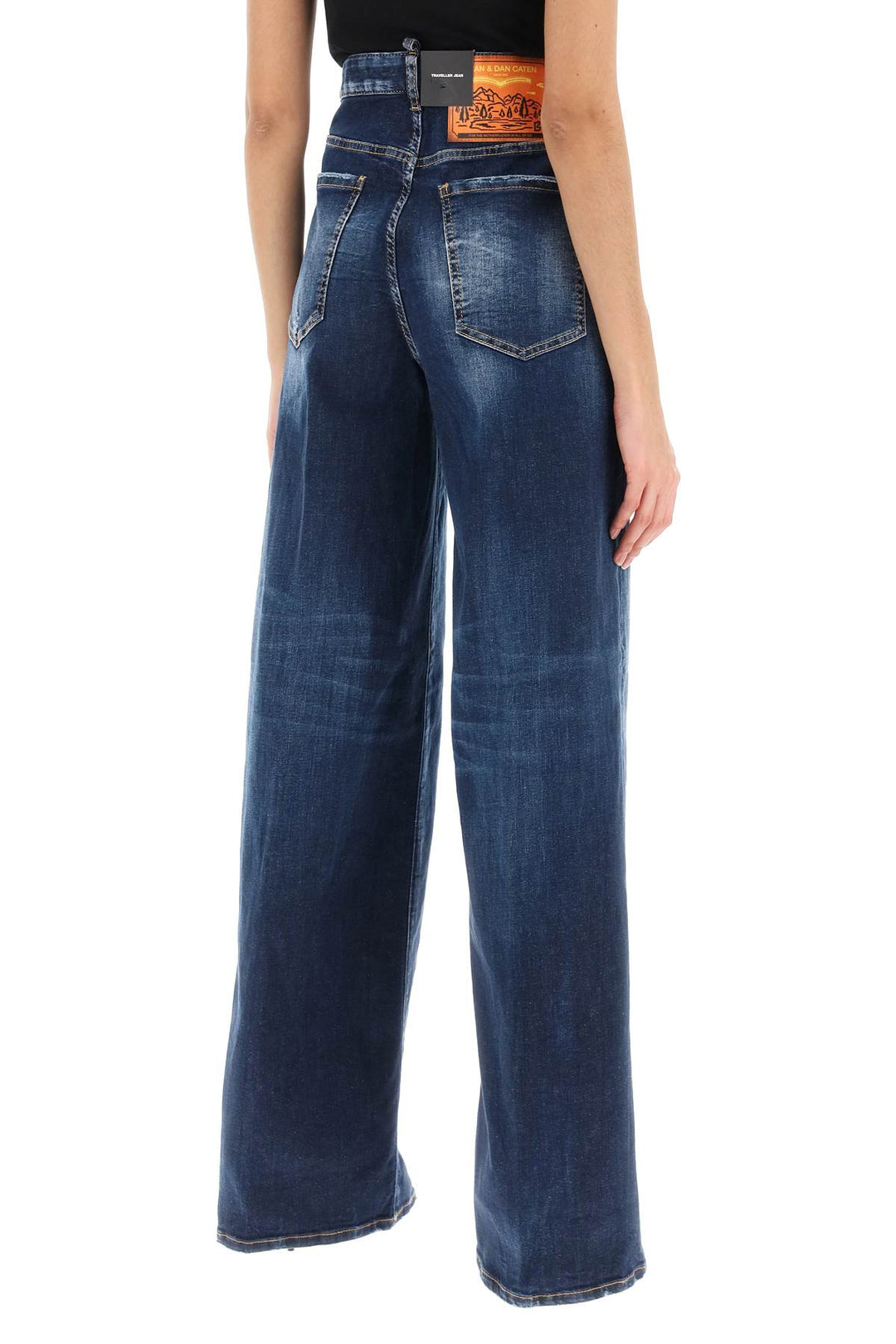 Dark Everyday Wash Traveller Jeans - Dsquared2 - Women