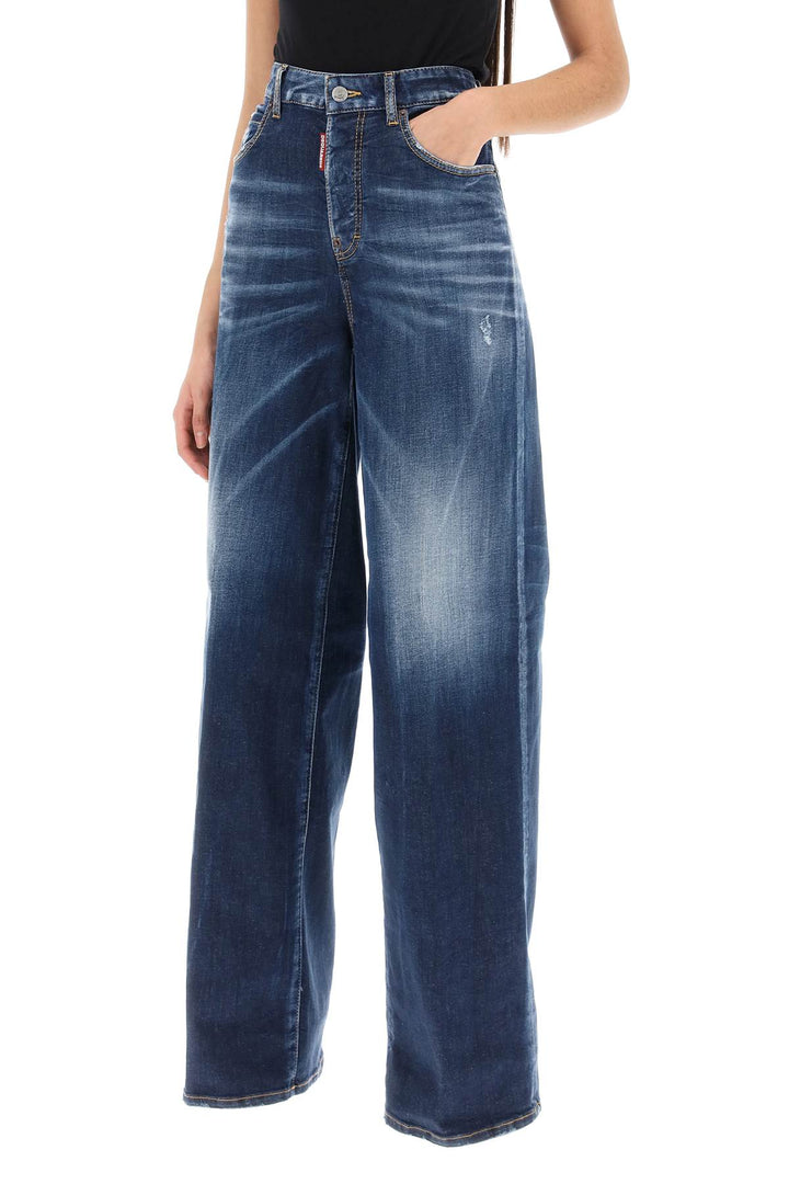 Dark Everyday Wash Traveller Jeans - Dsquared2 - Women