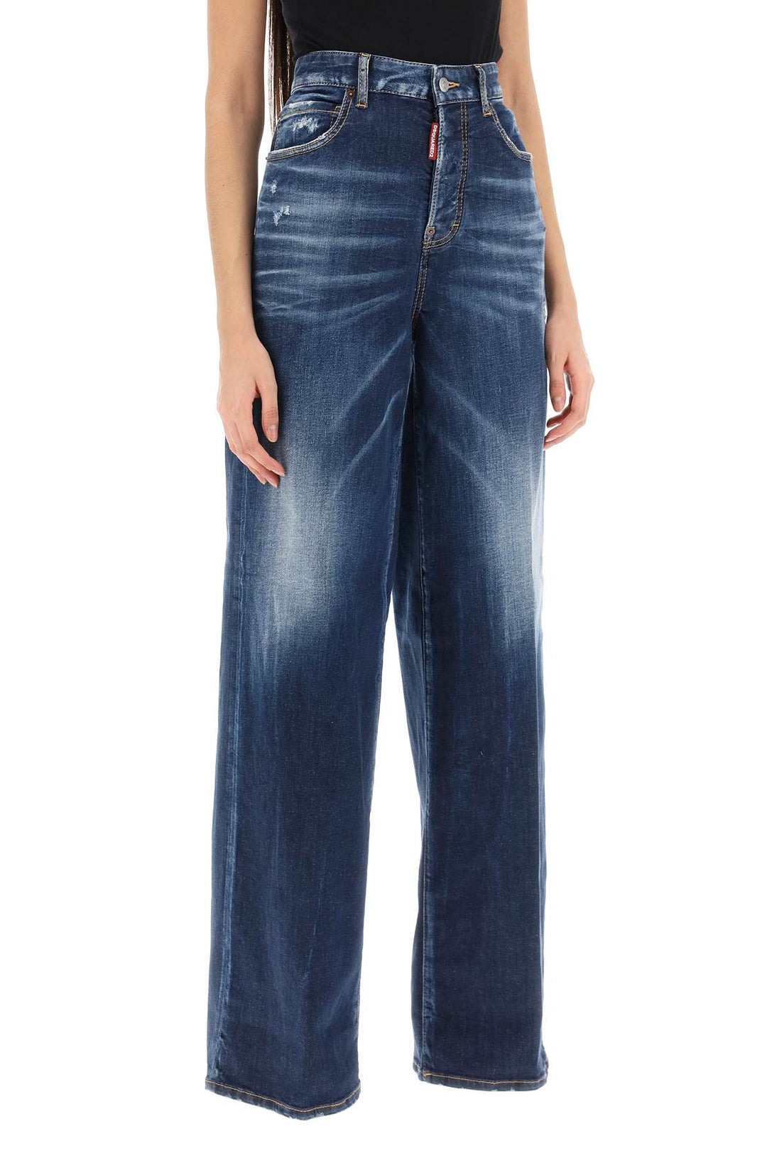 Dark Everyday Wash Traveller Jeans - Dsquared2 - Women