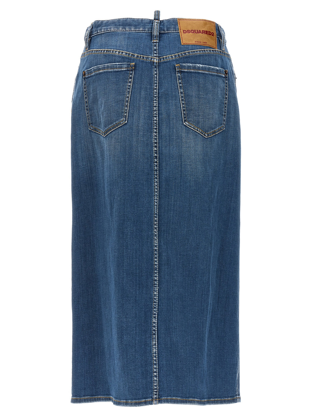 Denim Long Skirt Skirts Blue