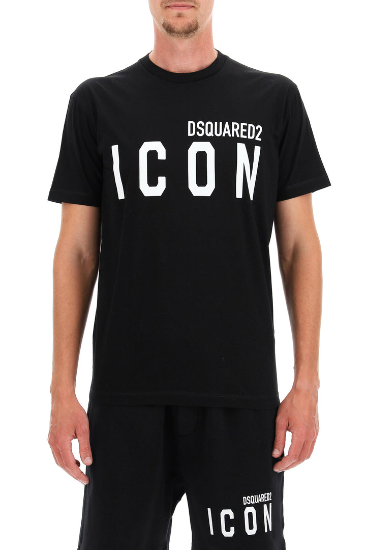 Icon Print T Shirt - Dsquared2 - Men