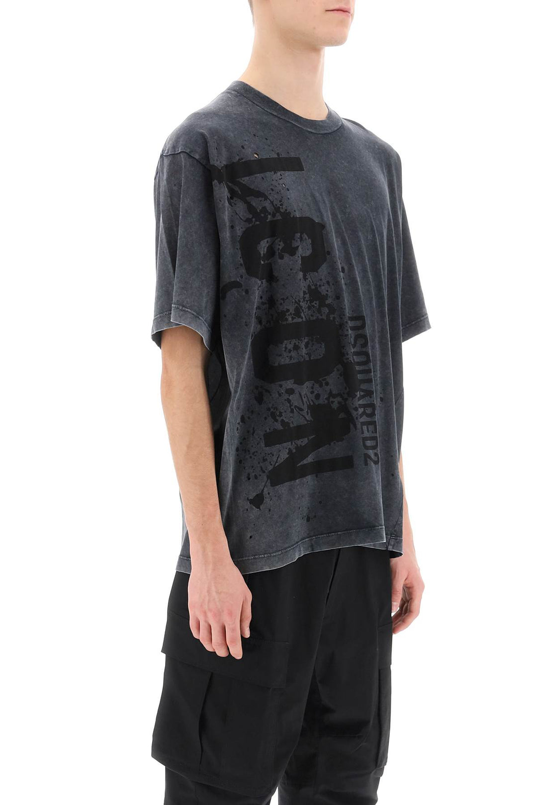 Iron Fit Icon Splash T Shirt - Dsquared2 - Men