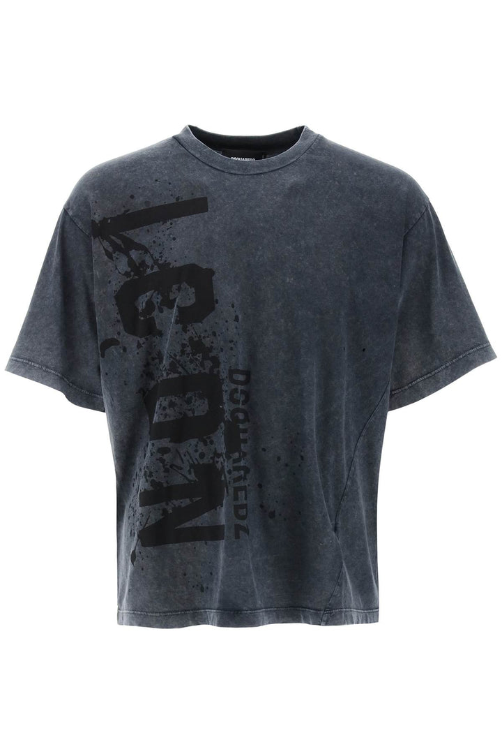 Iron Fit Icon Splash T Shirt - Dsquared2 - Men