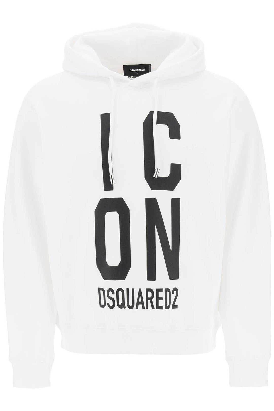 'Icon Squared' Cool Fit Hoodie With Logo Print - Dsquared2 - Men