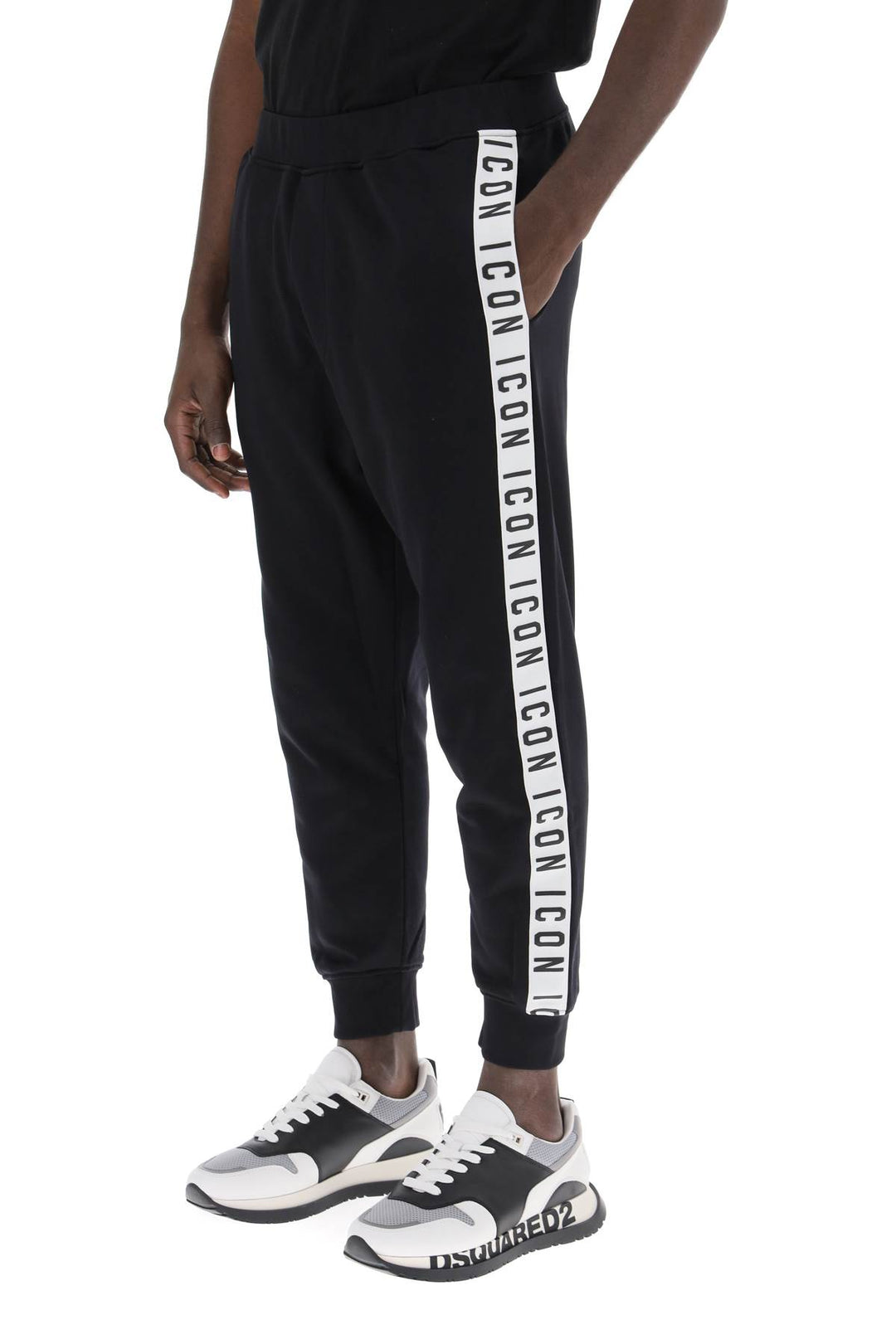 Dan Joggers With Icon Bands - Dsquared2 - Men