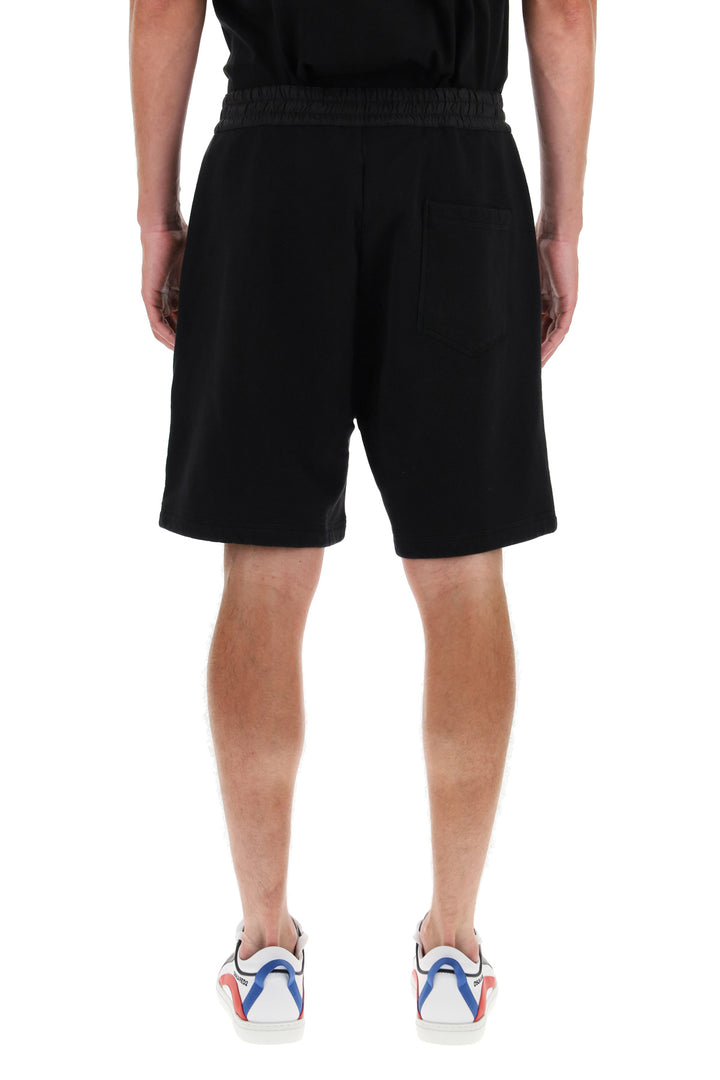 Sweatshorts With Logo Print - Dsquared2 - Men