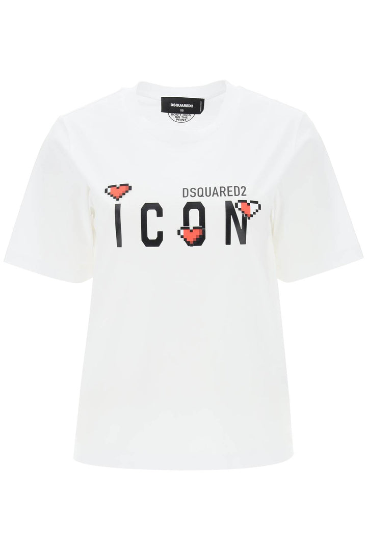 'Icon Game Lover' T Shirt - Dsquared2 - Women