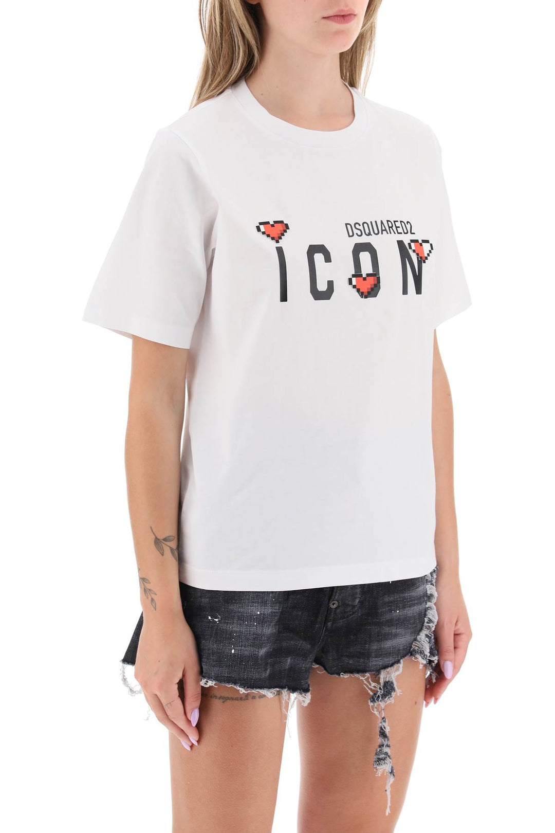 'Icon Game Lover' T Shirt - Dsquared2 - Women