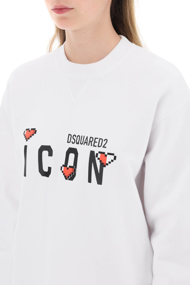 Icon Game Lover Sweatshirt - Dsquared2 - Women