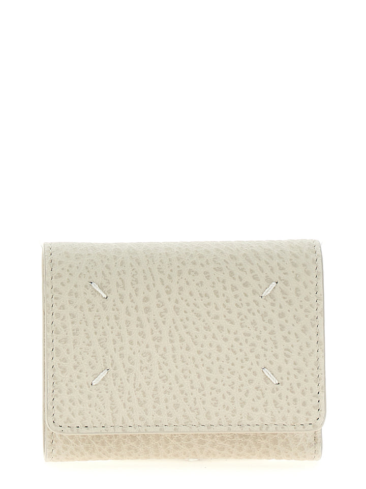 Four Stitches Wallets, Card Holders Beige