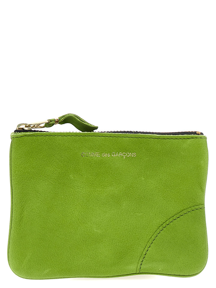 Washed Wallets, Card Holders Green