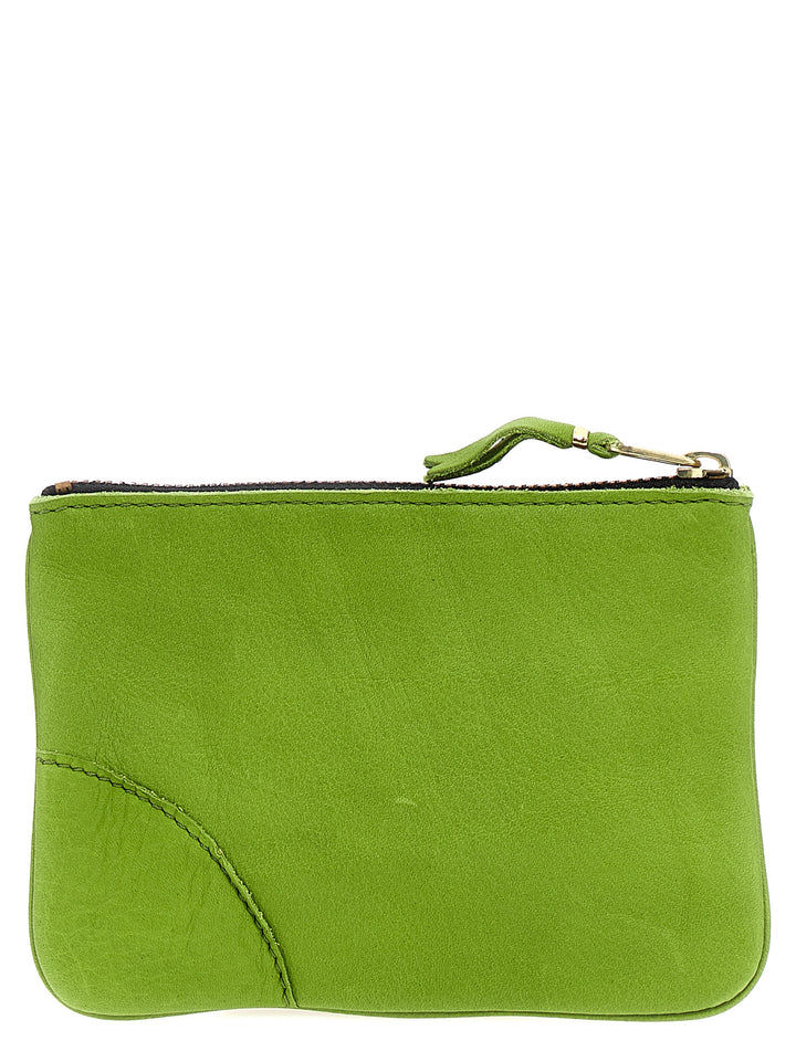 Washed Wallets, Card Holders Green