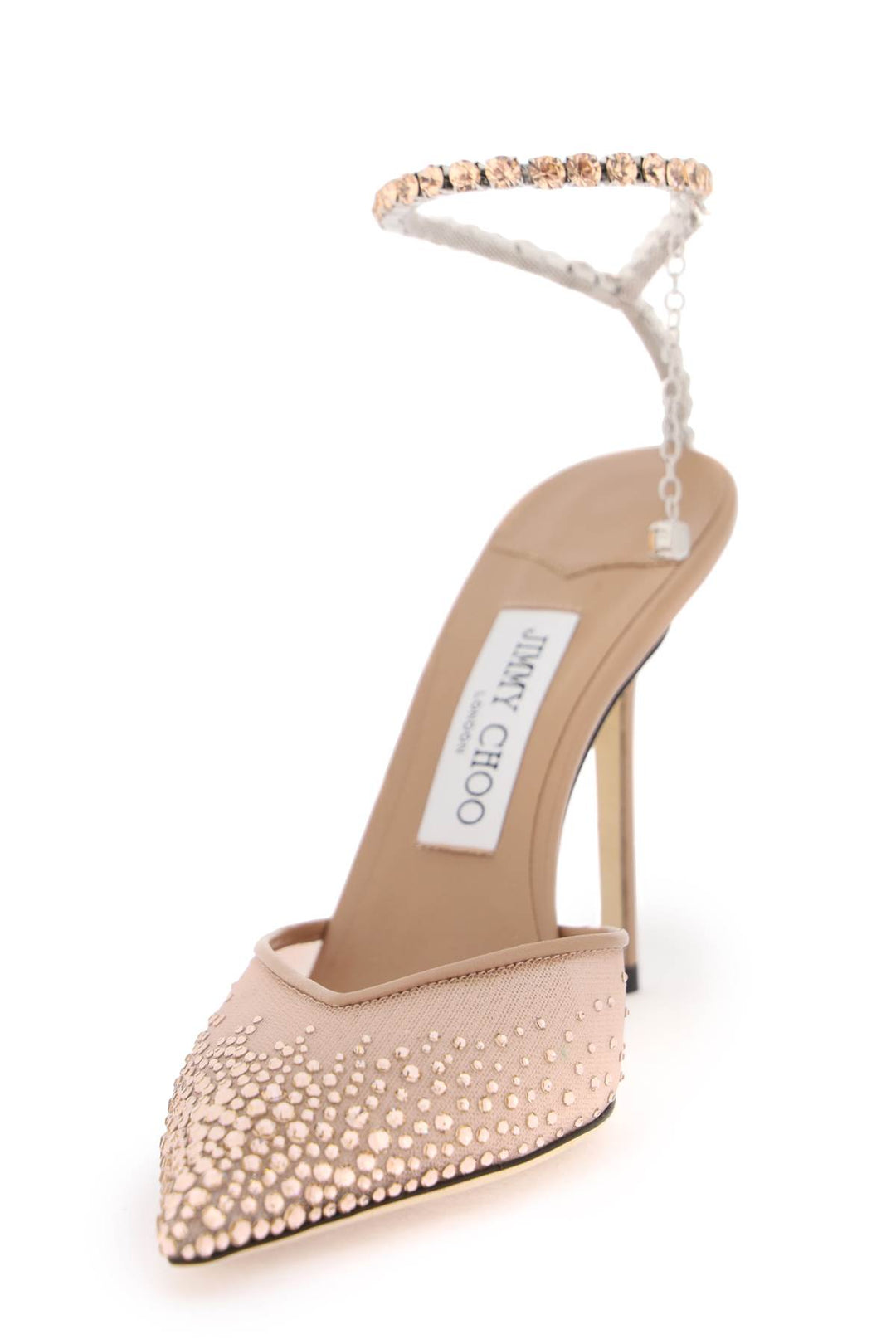 Saeda 100 Pumps With Crystals - Jimmy Choo - Women