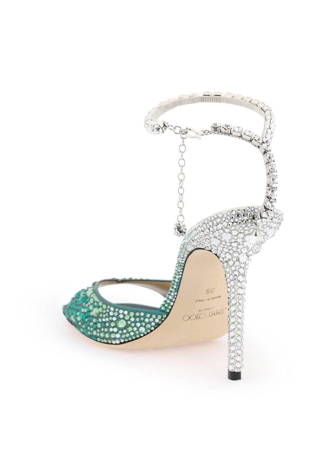 Saeda 100 Sandals With Degradé Crystals - Jimmy Choo - Women