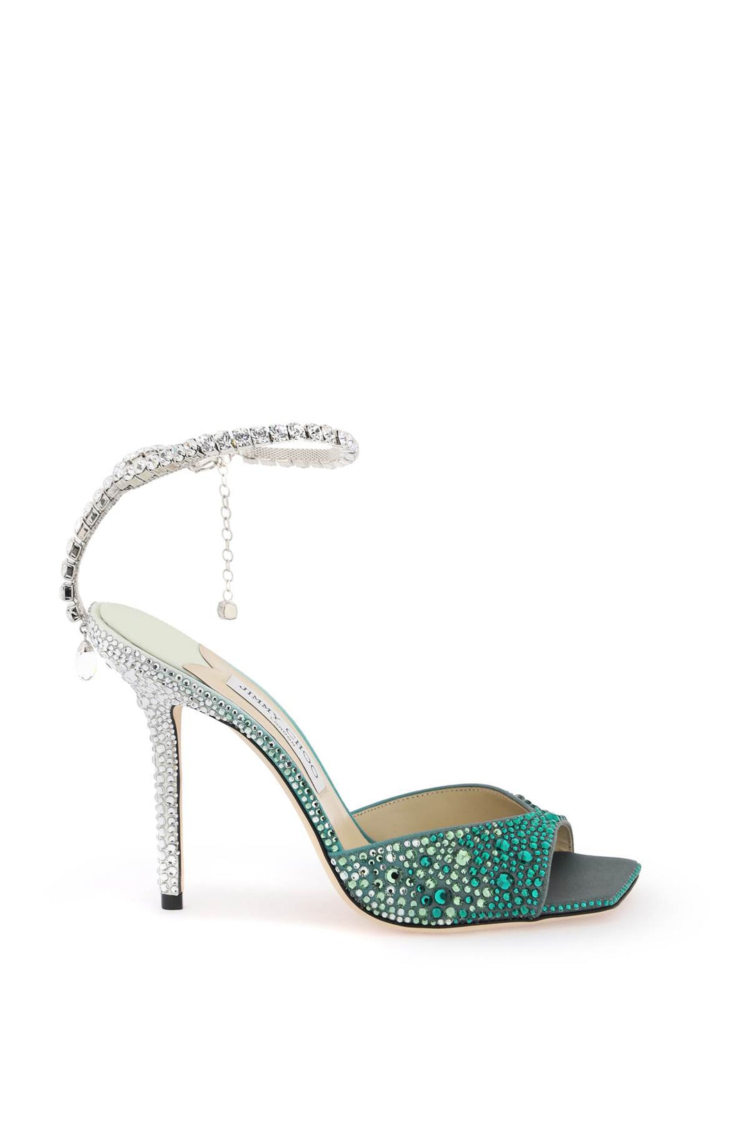 Saeda 100 Sandals With Degradé Crystals - Jimmy Choo - Women