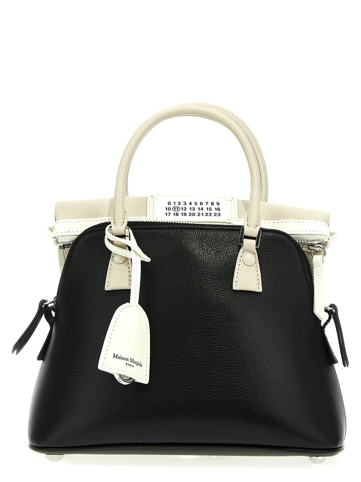 5ac Classique Mini Hand Bags White/Black