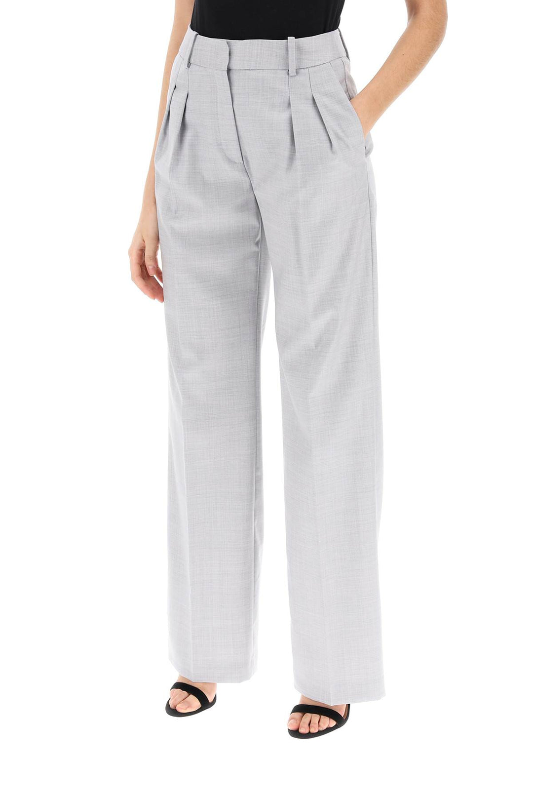 Sbiru Double Pleat Trousers - Loulou Studio - Women