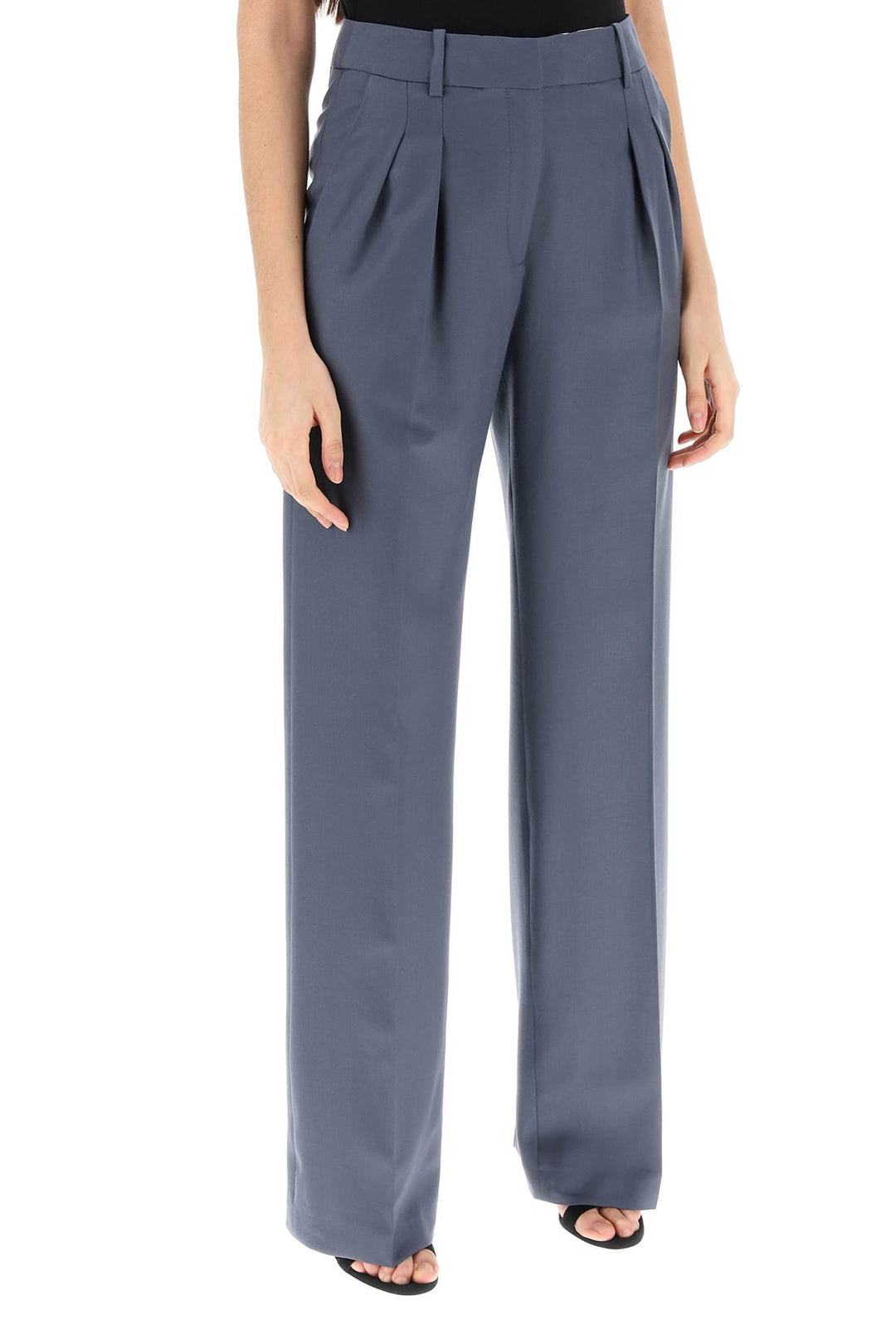 Sbiru Double Pleat Trousers - Loulou Studio - Women