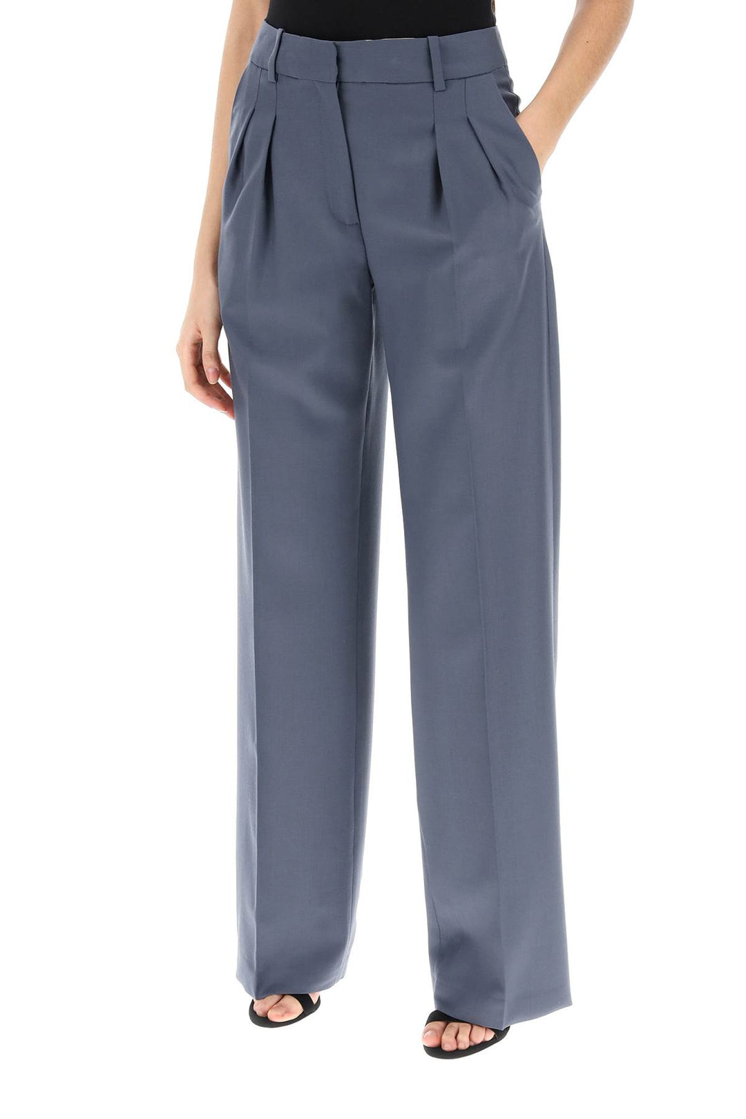 Sbiru Double Pleat Trousers - Loulou Studio - Women