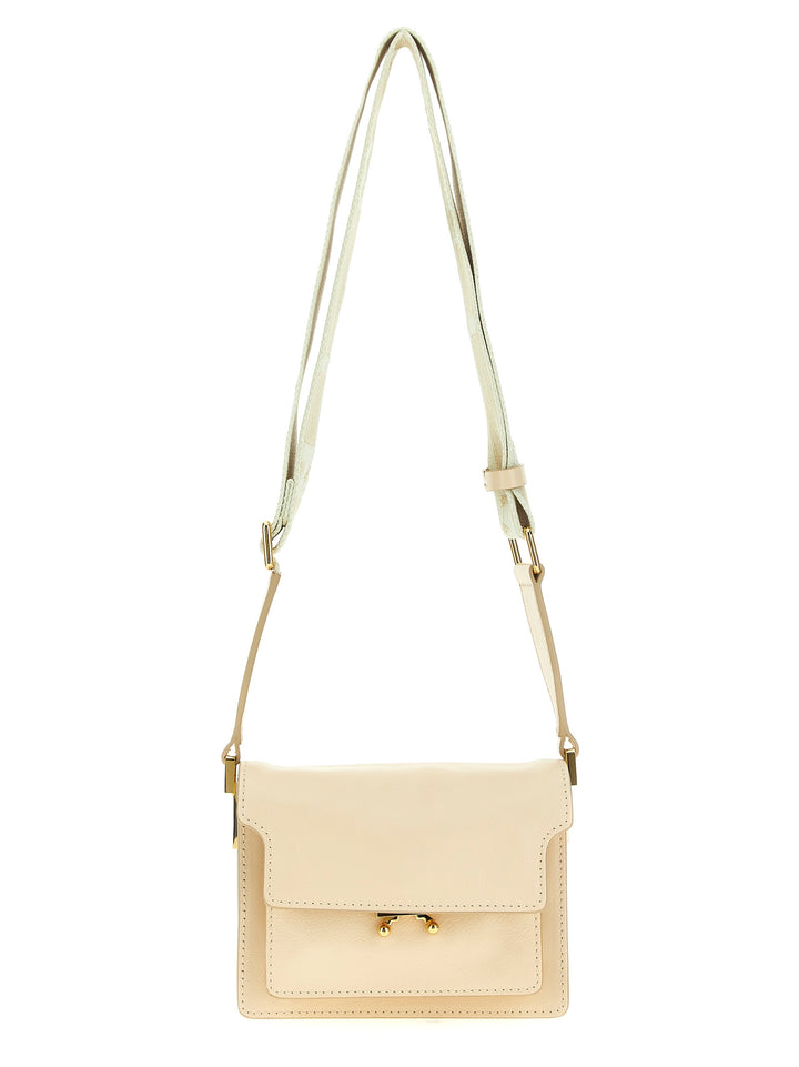 Trunk Soft Shoulder Bags Beige