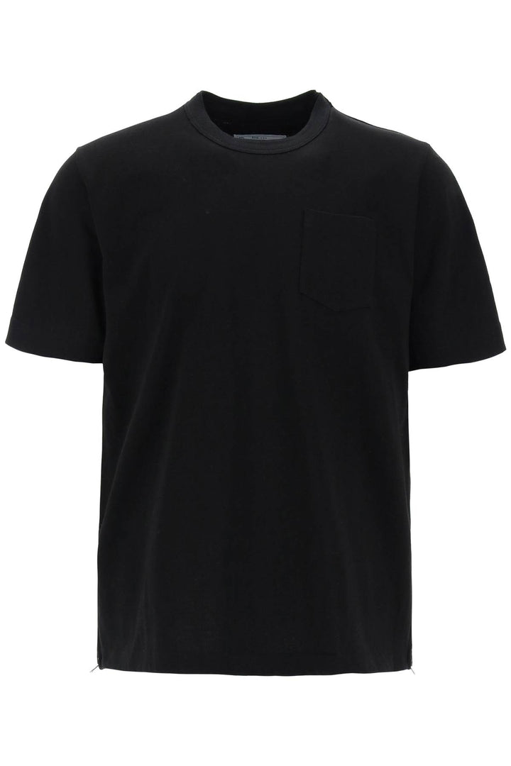 Side Zip T Shirt - Sacai - Men