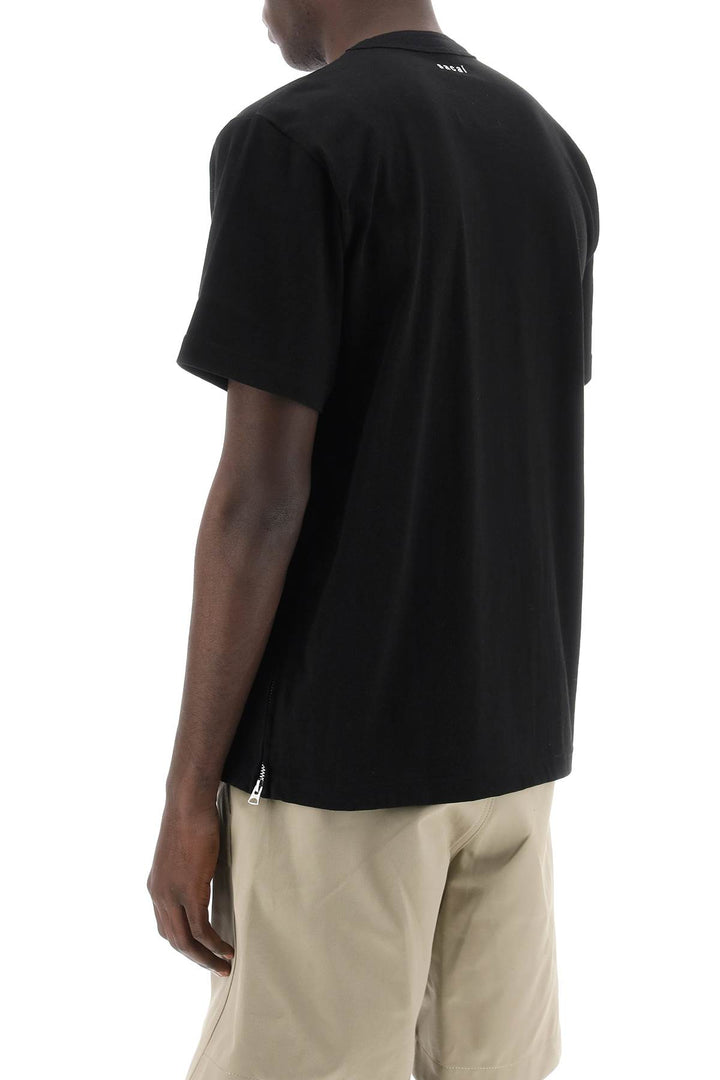 Side Zip T Shirt - Sacai - Men