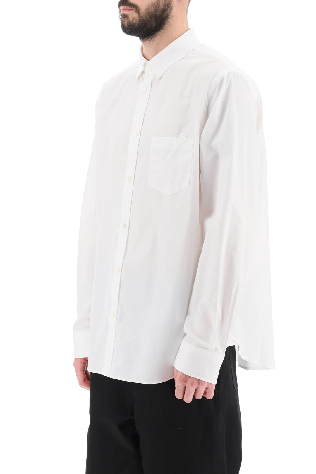 Thomas Mason Cotton Poplin Shirt - Sacai - Men