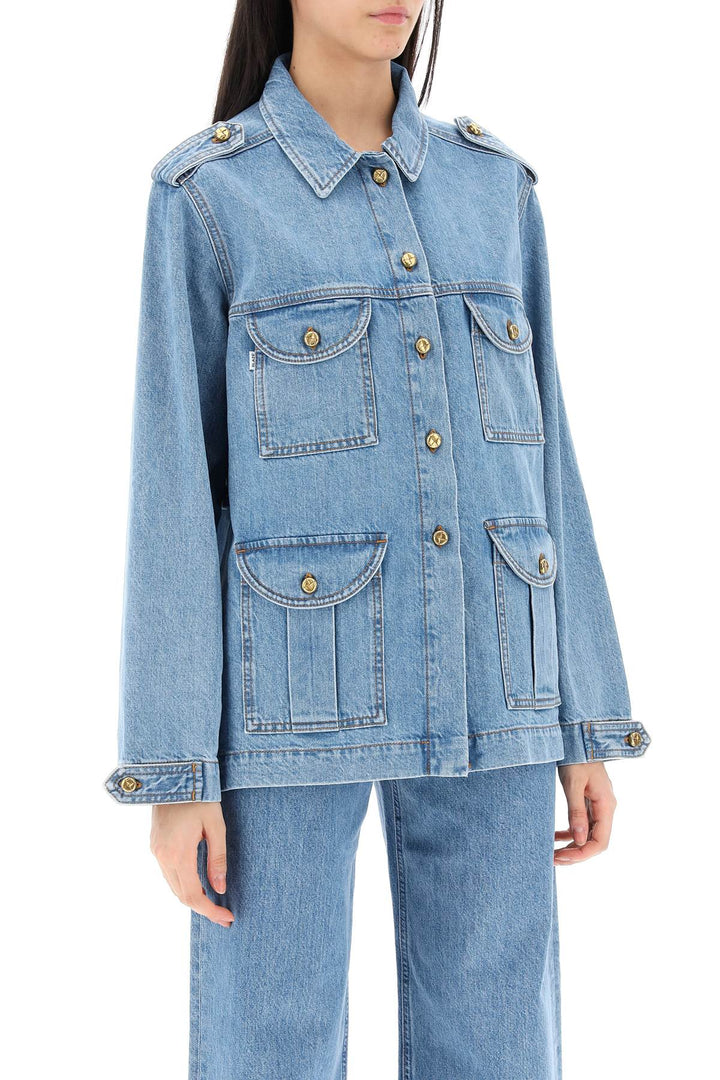 Nariida Maya Safari Jacket In Denim - Blazé Milano - Women