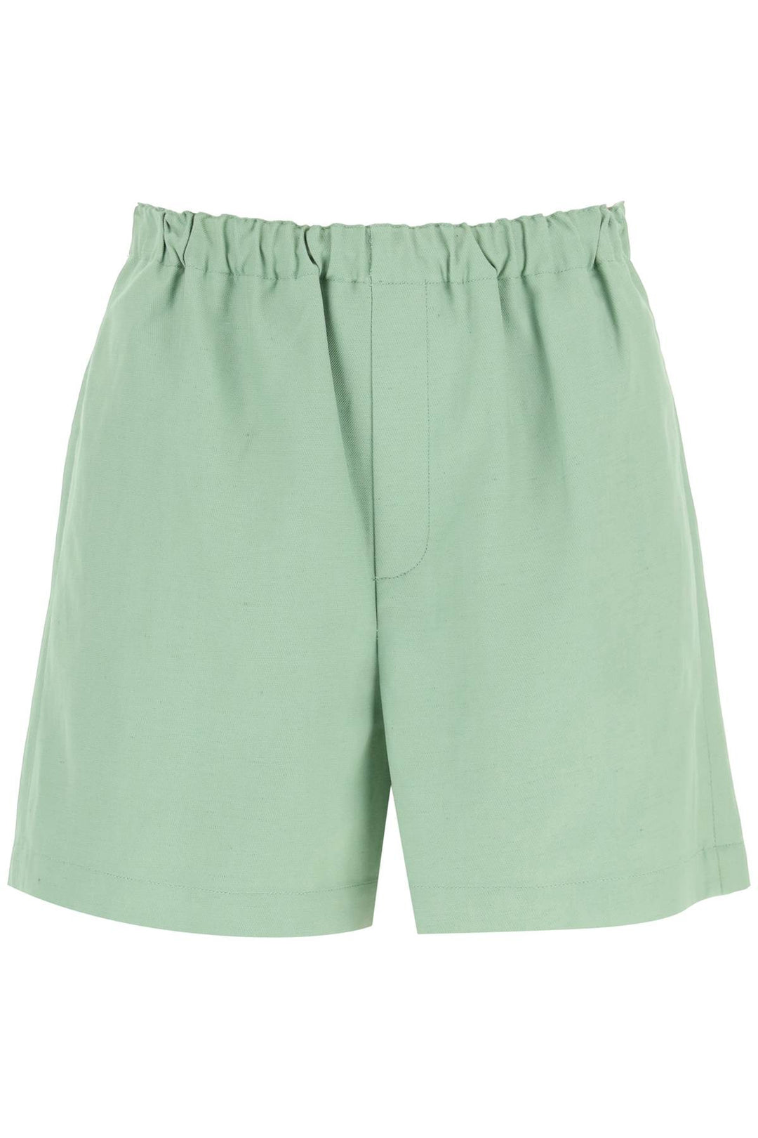 Viscose And Linen Shorts - Loulou Studio - Women