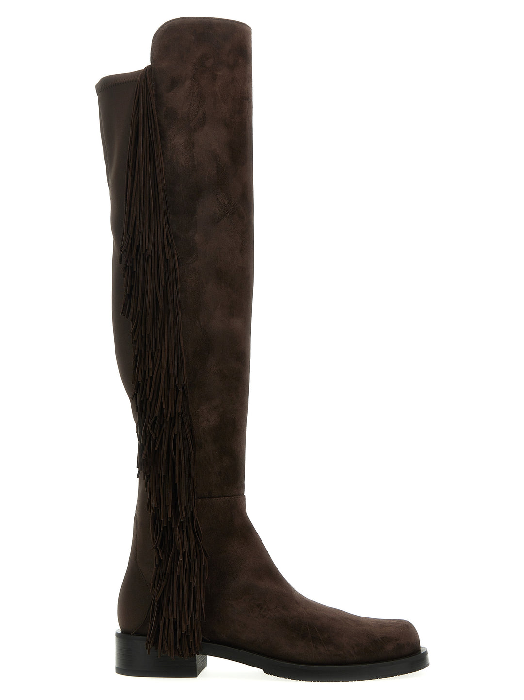 5050 Bold Fringe Boots, Ankle Boots Brown