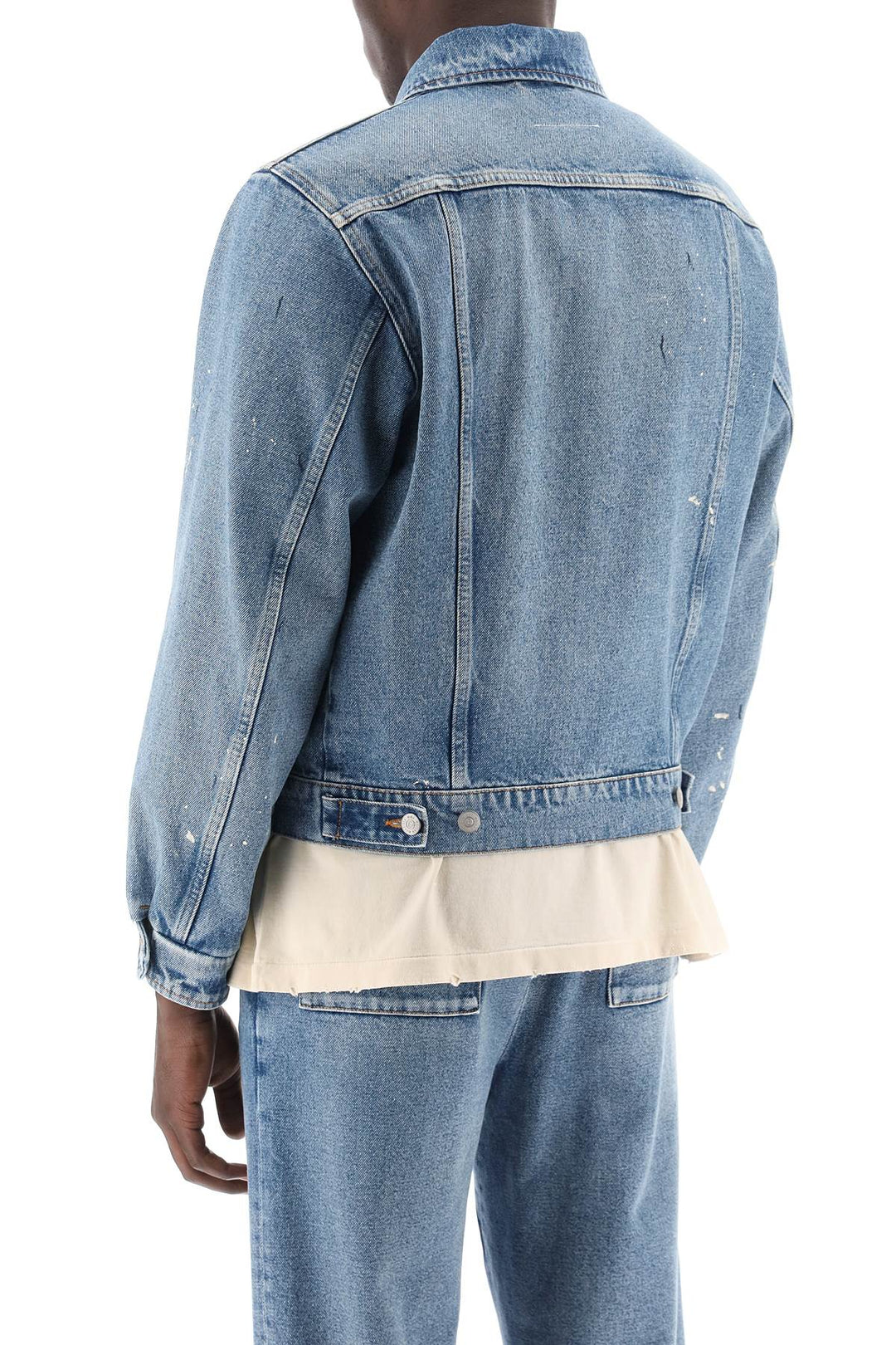 Giacca Corta In Denim - MM6 Maison Margiela - Men