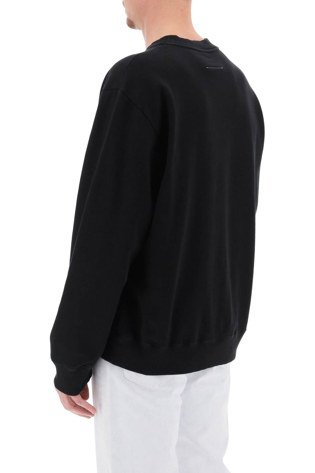 Sweatshirt With Numeric Logo Print - MM6 Maison Margiela - Men