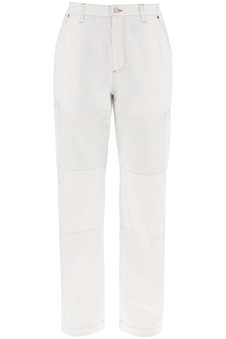 Pantaloni Ampi In Tela Di Cotone - MM6 Maison Margiela - Men