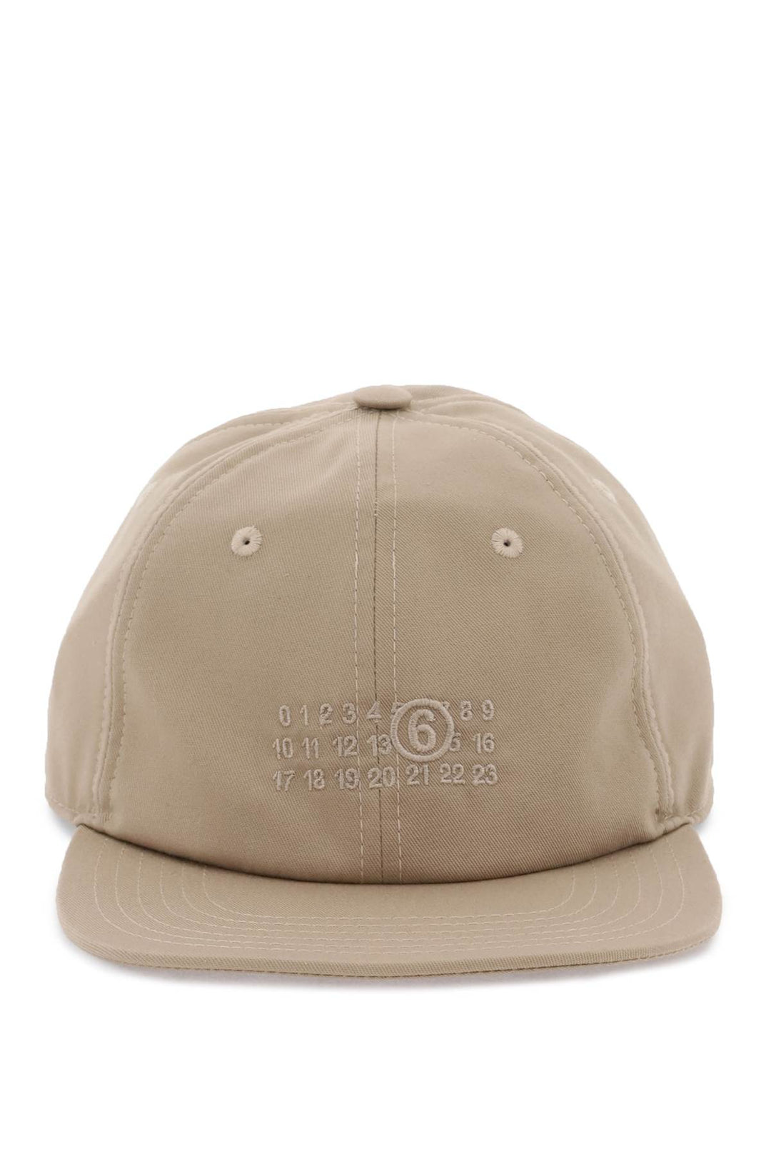 Baseball Cap With Numeric Embroidery - MM6 Maison Margiela - Men