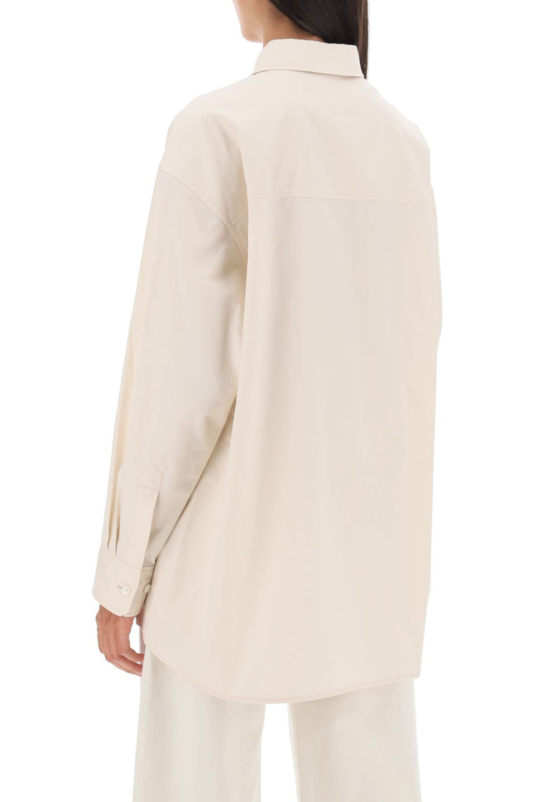 Oversized Shirt In Poplin - Lemaire - Women