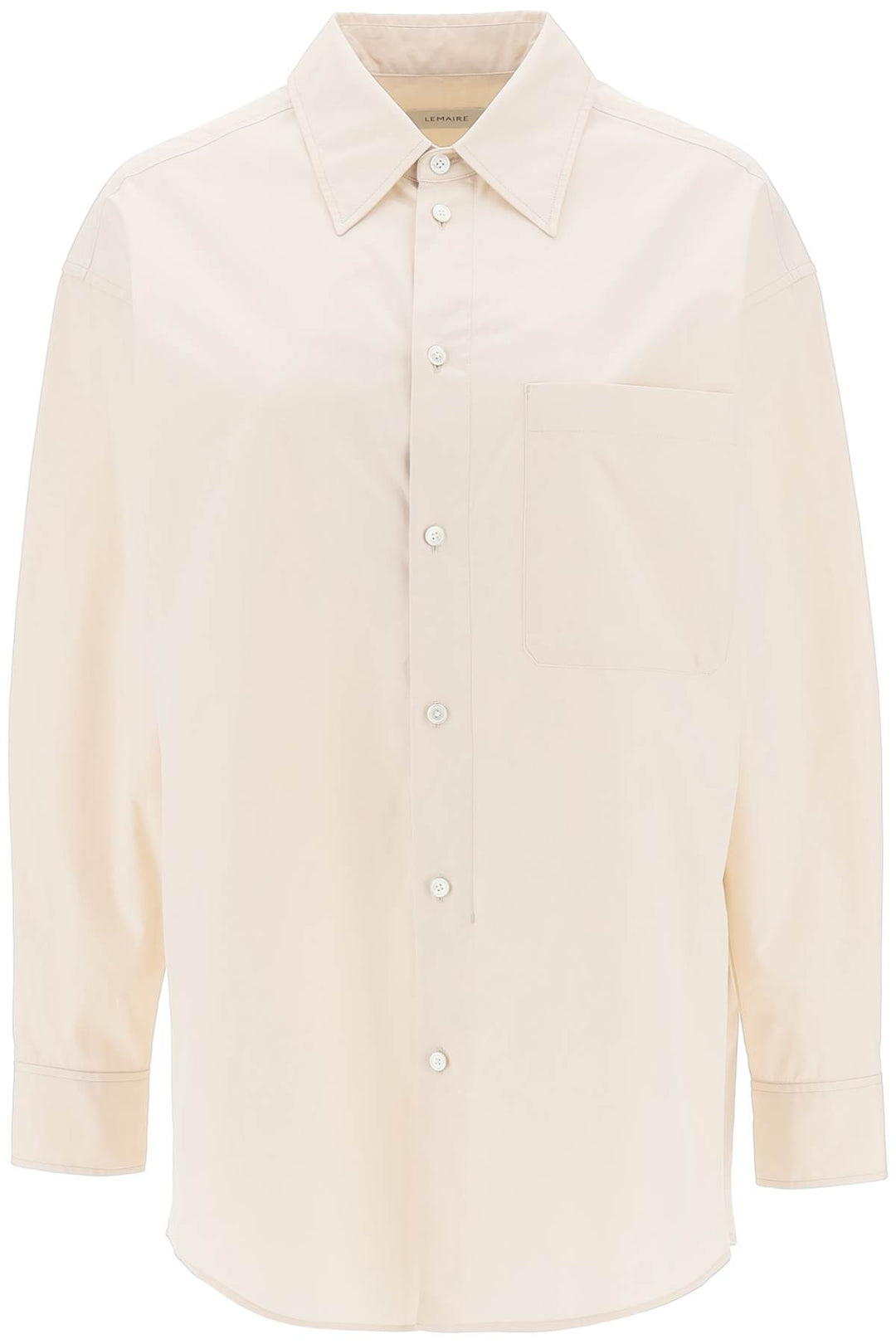 Oversized Shirt In Poplin - Lemaire - Women