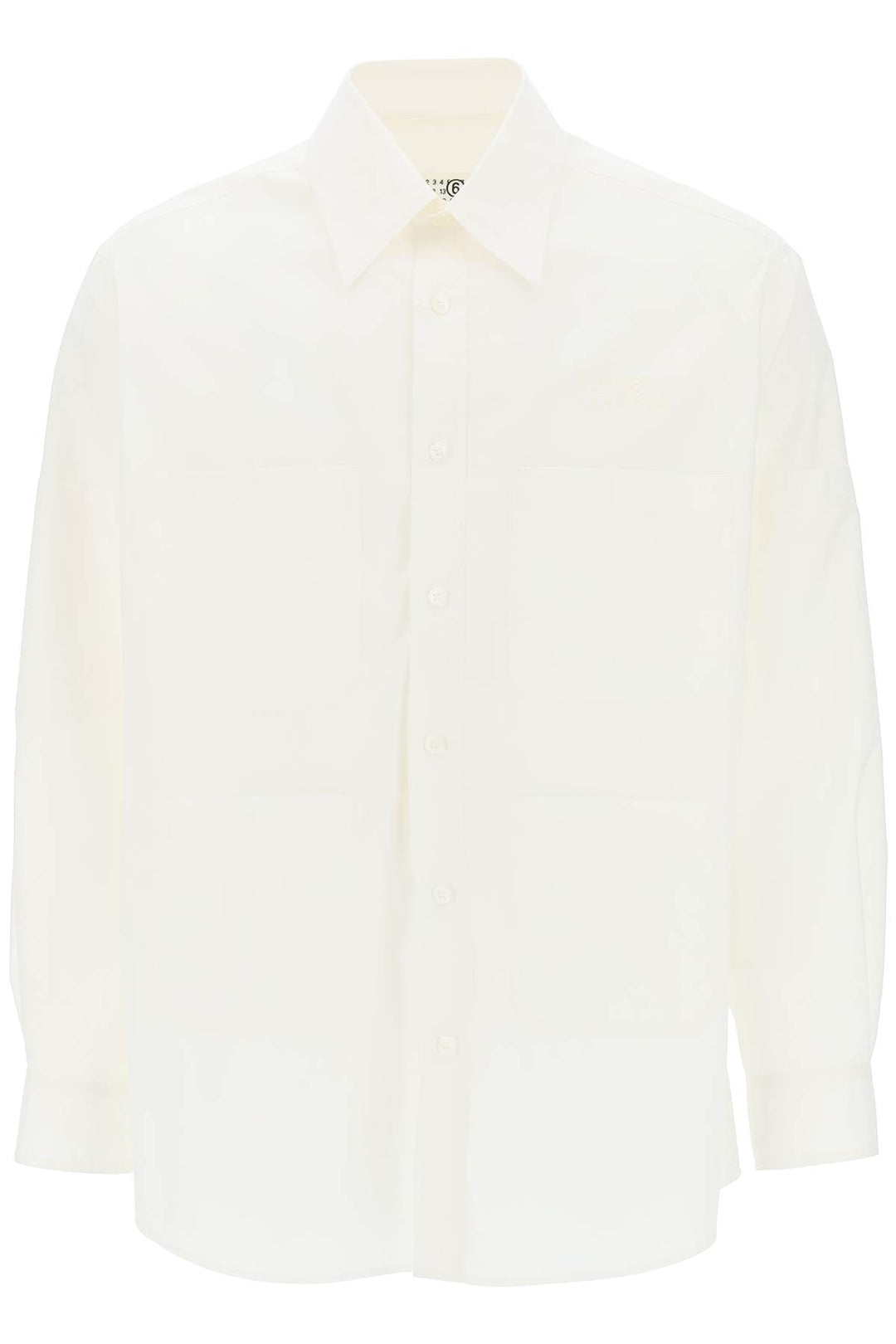 Camicia Multitasche In Popeline - MM6 Maison Margiela - Men