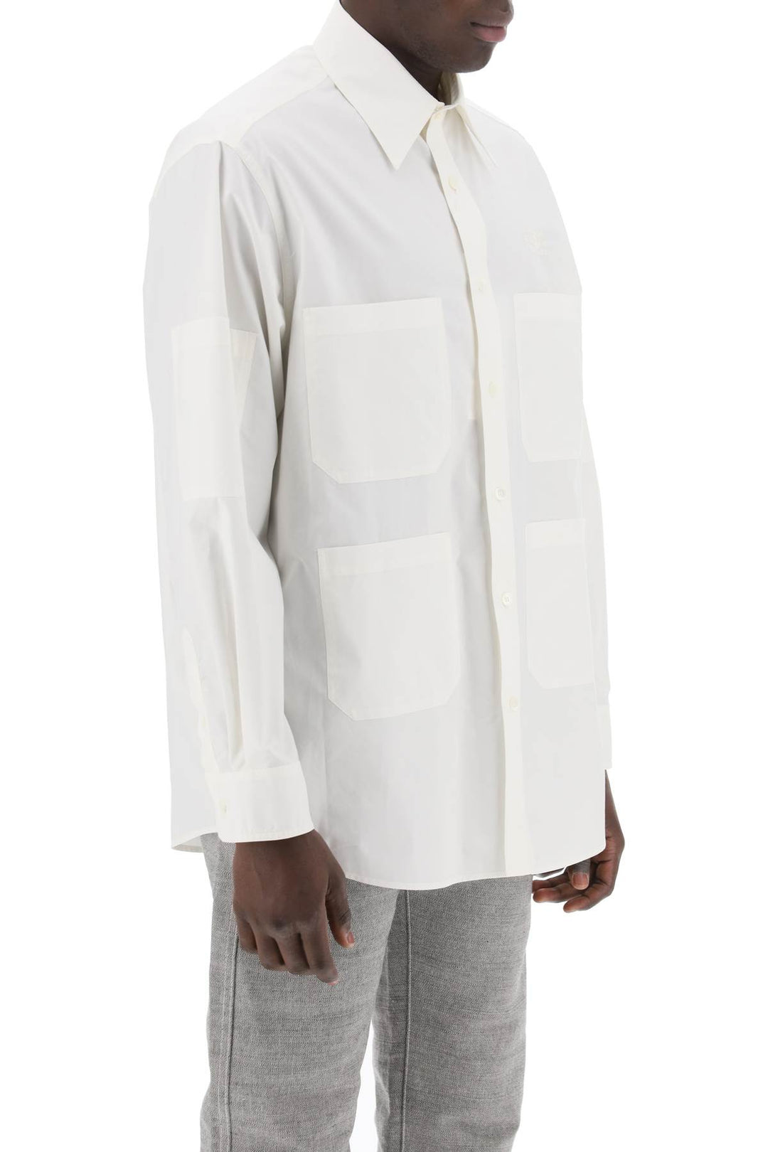 Camicia Multitasche In Popeline - MM6 Maison Margiela - Men