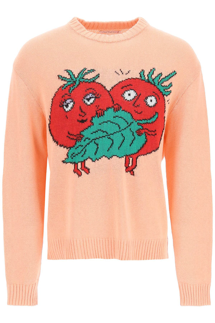 'Happy Tomatoes' Cotton Sweater - Sky High Farm - Men