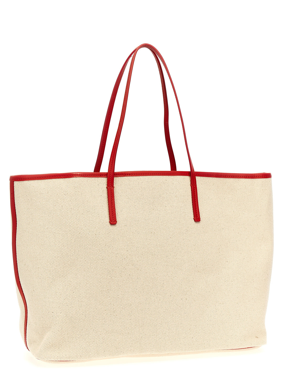 Logo Canvas Shopping Bag Tote Bag Multicolor