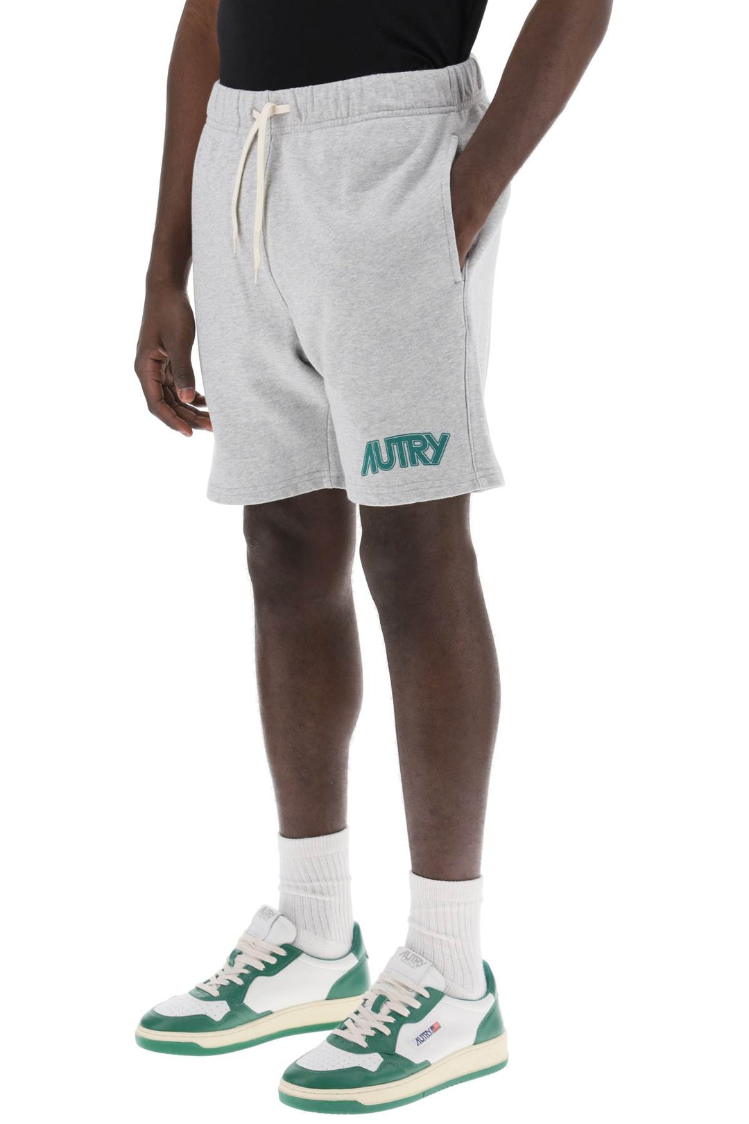 Sweatshorts With Logo Print - Autry - Men