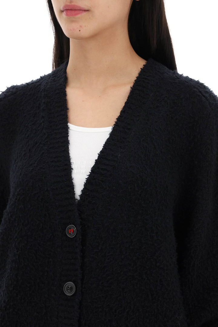 Cardigan Oversize In Misto Cotone Effetto Infeltrito - Maison Margiela - Women