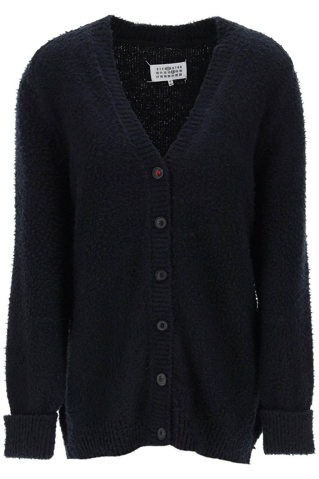 Cardigan Oversize In Misto Cotone Effetto Infeltrito - Maison Margiela - Women