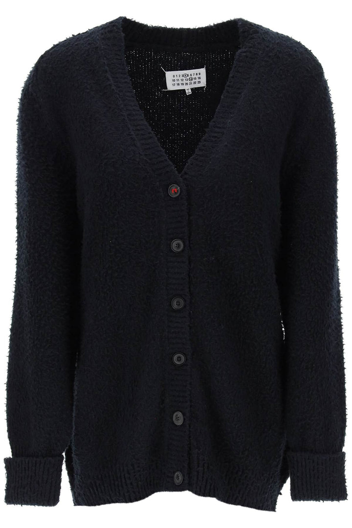 Cardigan Oversize In Misto Cotone Effetto Infeltrito - Maison Margiela - Women