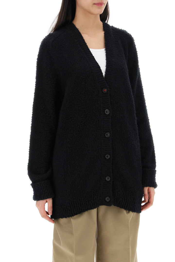 Cardigan Oversize In Misto Cotone Effetto Infeltrito - Maison Margiela - Women